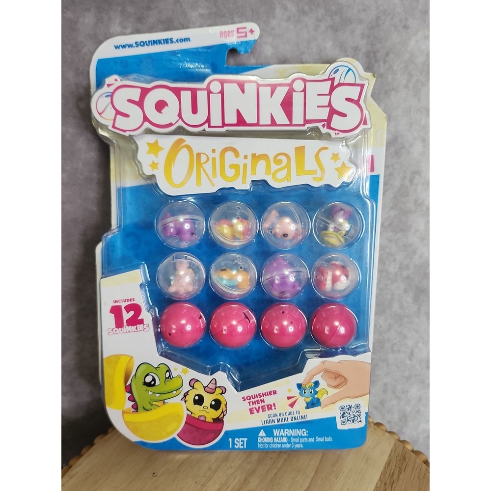 Squinkies Originals Set 12 Soft Mini Squishy Squinkies Wave 1 2023 Sealed